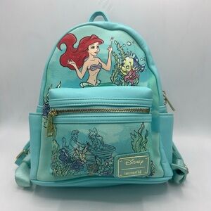 Ariel- the little mermaid loungefly mini backpack